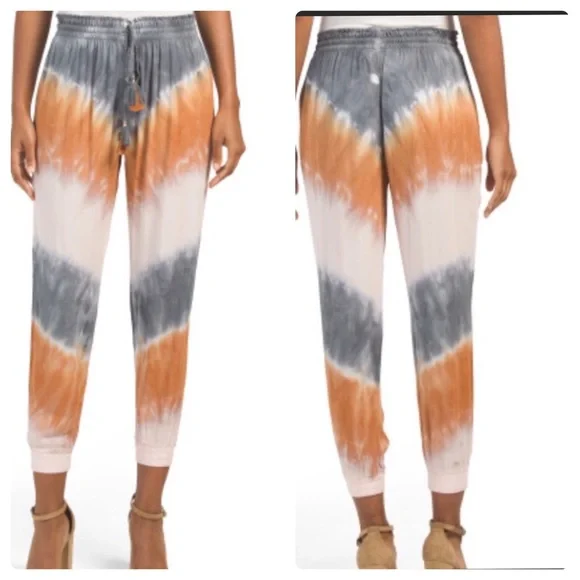 Young Fabulous & Broke Tie Dye Ombré Joggers szM - Picture 1 of 6